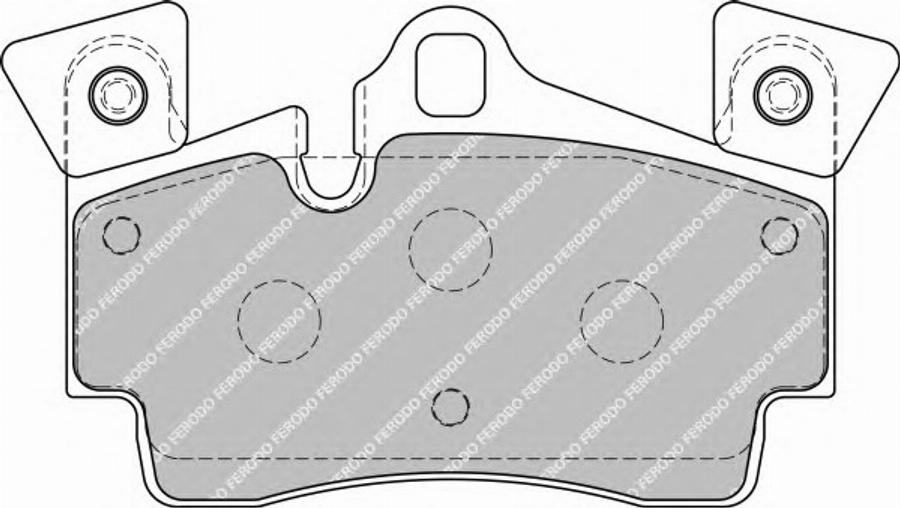 Ferodo FSL1835 - Bremžu uzliku kompl., Disku bremzes www.autospares.lv