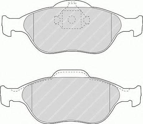 Ferodo FSL1394 - Brake Pad Set, disc brake www.autospares.lv