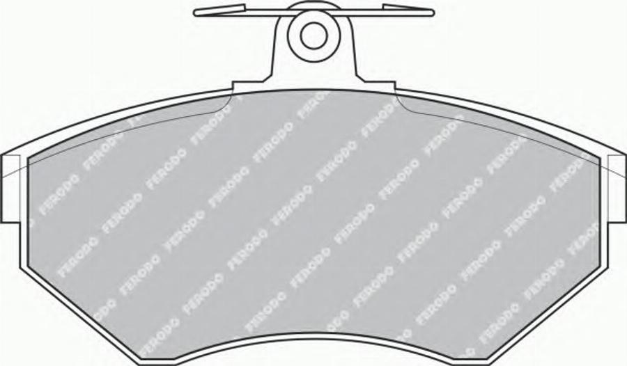 Ferodo FSL1312 - Brake Pad Set, disc brake www.autospares.lv