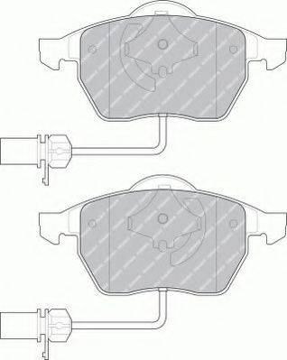 Ferodo FSL1323 - Bremžu uzliku kompl., Disku bremzes www.autospares.lv