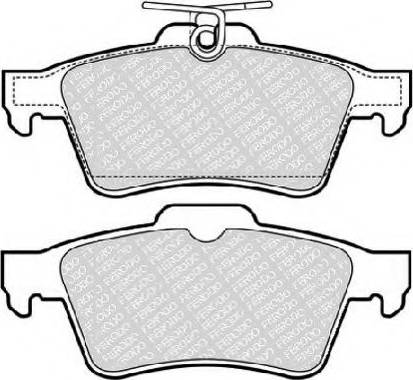 Ferodo FSL1766 - Тормозные колодки, дисковые, комплект www.autospares.lv