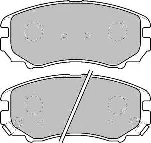 Ferodo FSL1733 - Тормозные колодки, дисковые, комплект www.autospares.lv