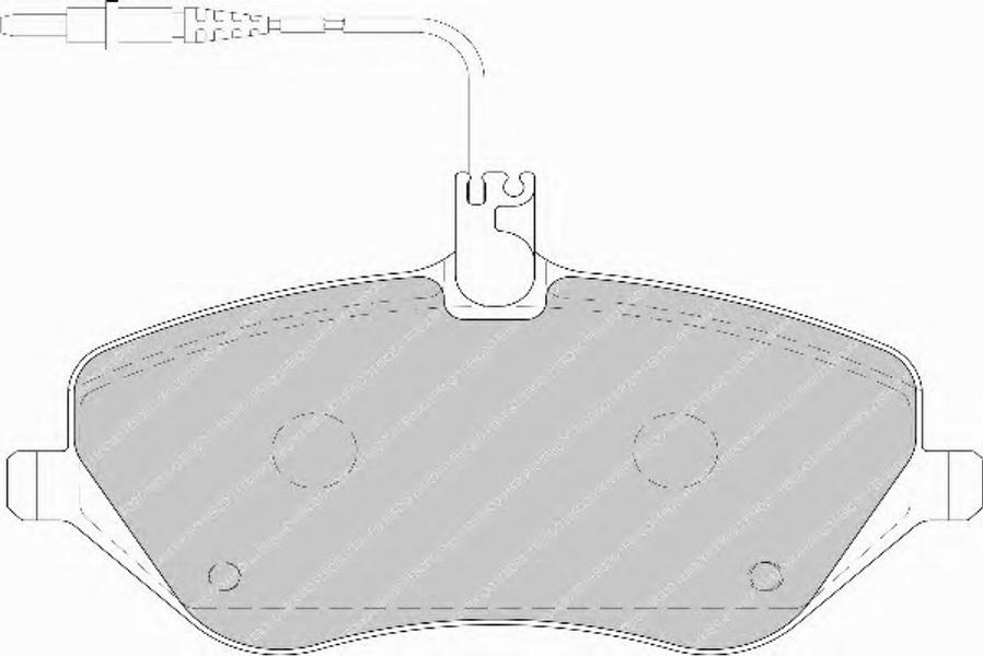 Ferodo FSL1726 - Brake Pad Set, disc brake www.autospares.lv