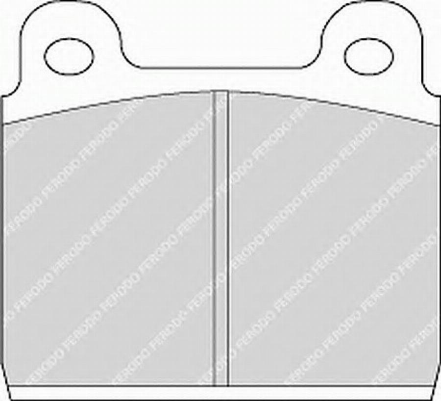 Ferodo FSL84 - Brake Pad Set, disc brake www.autospares.lv