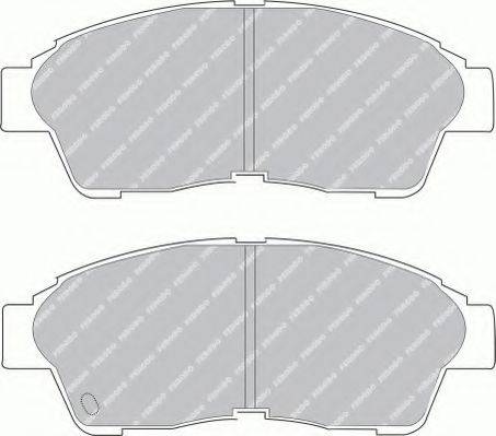 Ferodo FSL867 - Brake Pad Set, disc brake www.autospares.lv