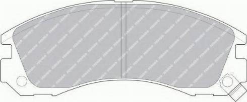 Ferodo FSL765 - Brake Pad Set, disc brake www.autospares.lv