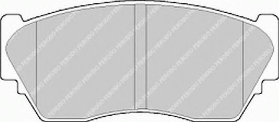 Ferodo FSL763 - Brake Pad Set, disc brake www.autospares.lv