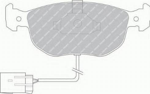 Ferodo FSL767 - Bremžu uzliku kompl., Disku bremzes www.autospares.lv