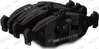 Ferodo FSL732-D - Тормозные колодки, дисковые, комплект www.autospares.lv