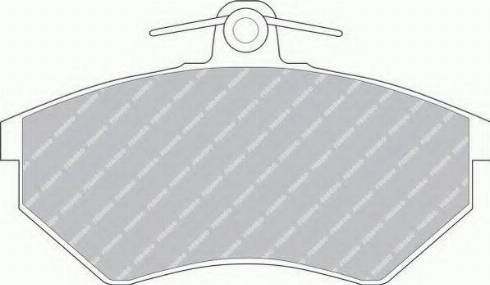 Ferodo FSL774 - Brake Pad Set, disc brake www.autospares.lv