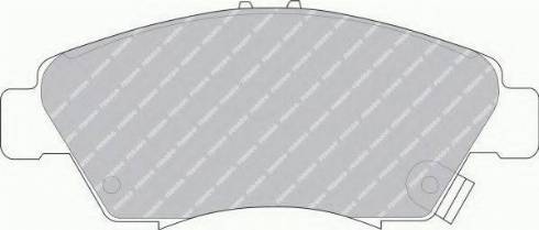 Ferodo FSL776 - Brake Pad Set, disc brake www.autospares.lv