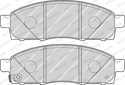 Ferodo FVR4415 - Bremžu uzliku kompl., Disku bremzes www.autospares.lv