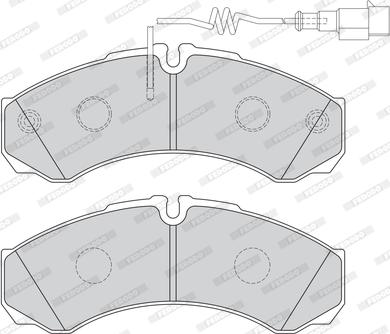 Ferodo FVR4156 - Bremžu uzliku kompl., Disku bremzes www.autospares.lv