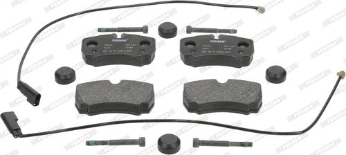 Ferodo FVR4251 - Brake Pad Set, disc brake www.autospares.lv