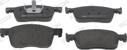 Ferodo FVR5119 - Brake Pad Set, disc brake www.autospares.lv