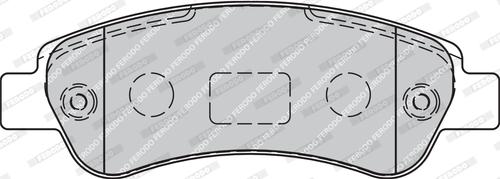 Ferodo FVR1927 - Brake Pad Set, disc brake www.autospares.lv