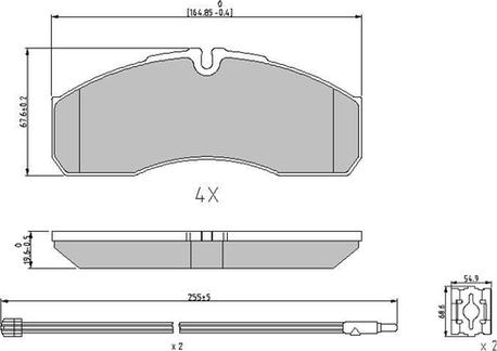 Ferodo FVR1977 - Тормозные колодки, дисковые, комплект www.autospares.lv