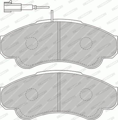 Ferodo FVR1479 - Brake Pad Set, disc brake www.autospares.lv