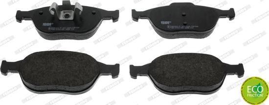 Ferodo FVR1568 - Brake Pad Set, disc brake www.autospares.lv