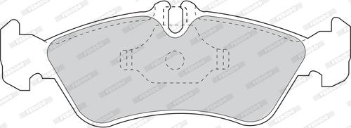 Ferodo FVR1045 - Brake Pad Set, disc brake www.autospares.lv