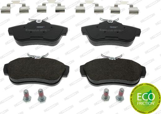 Ferodo FVR1772 - Brake Pad Set, disc brake www.autospares.lv