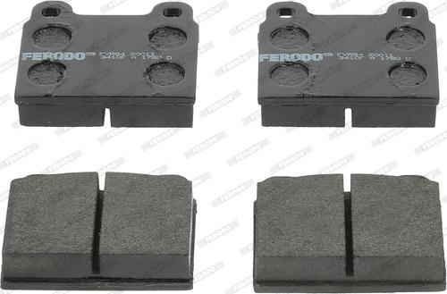 Ferodo FVR84 - Тормозные колодки, дисковые, комплект www.autospares.lv