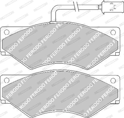 Ferodo FVR852 - Brake Pad Set, disc brake www.autospares.lv