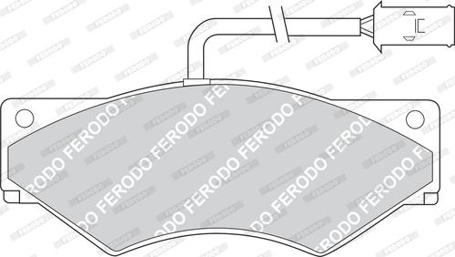 Ferodo FVR852 - Brake Pad Set, disc brake www.autospares.lv