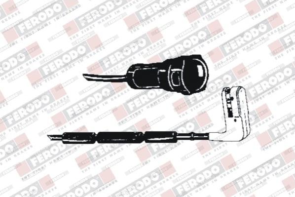 Ferodo FWI210 - Сигнализатор, износ тормозных колодок www.autospares.lv