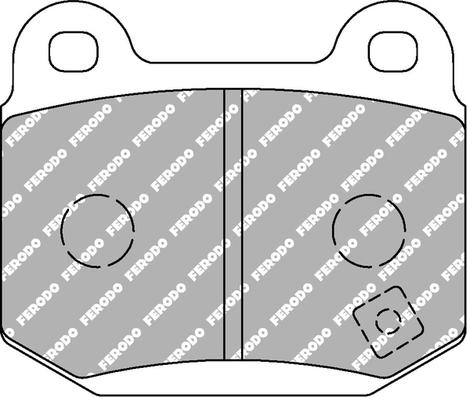 Ferodo Racing FCP1562H - Brake Pad Set, disc brake www.autospares.lv