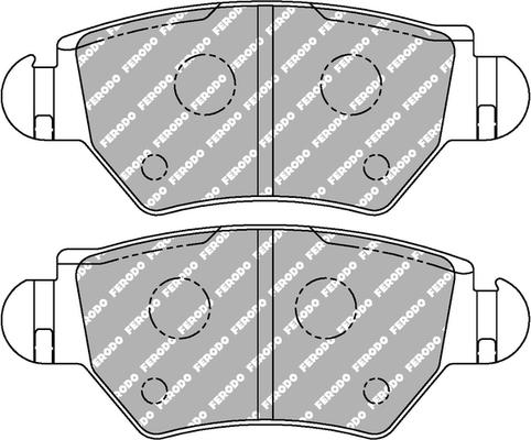 Ferodo Racing FCP1294H - Bremžu uzliku kompl., Disku bremzes www.autospares.lv