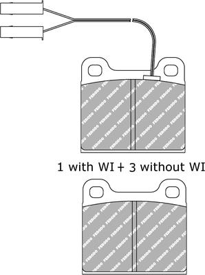 Ferodo Racing FDS2 - Brake Pad Set, disc brake www.autospares.lv