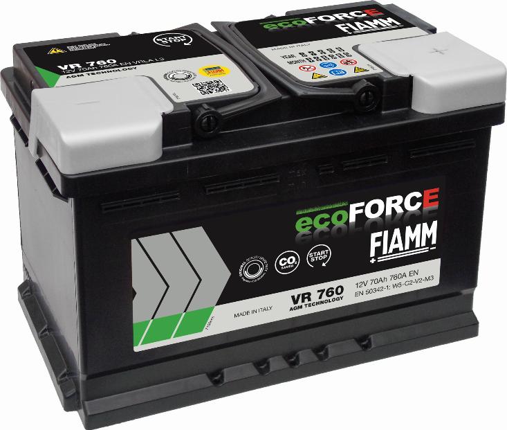 Fiamm VR760 - Starter Battery www.autospares.lv