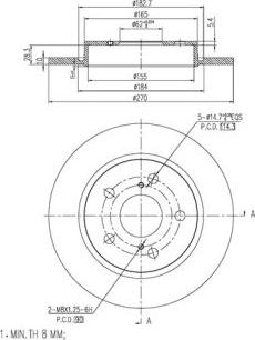 FI.BA FBD257 - Bremžu diski www.autospares.lv