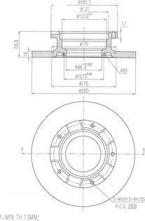 FI.BA FBD267 - Brake Disc www.autospares.lv