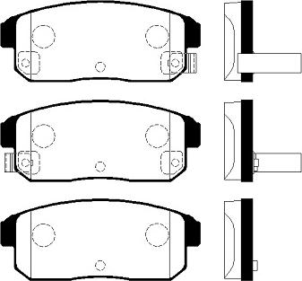 FI.BA FBP4340 - Bremžu uzliku kompl., Disku bremzes www.autospares.lv