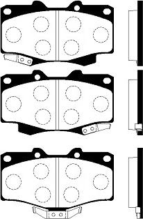 FI.BA FBP4329 - Brake Pad Set, disc brake www.autospares.lv