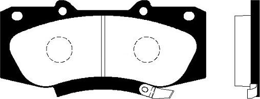 FI.BA FBP4377 - Brake Pad Set, disc brake www.autospares.lv