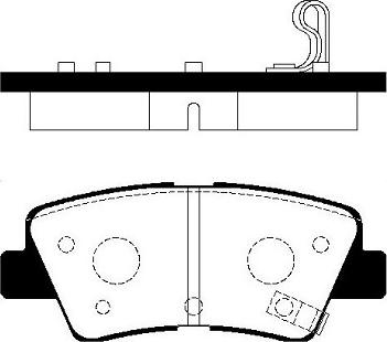 FI.BA FBP4282 - Тормозные колодки, дисковые, комплект www.autospares.lv