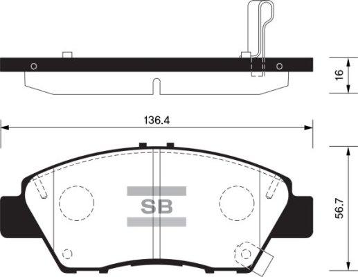 FI.BA FBP1463 - Bremžu uzliku kompl., Disku bremzes autospares.lv