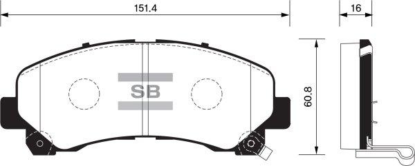 FI.BA FBP1409 - Bremžu uzliku kompl., Disku bremzes www.autospares.lv