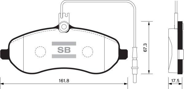 FI.BA FBP1415 - Bremžu uzliku kompl., Disku bremzes www.autospares.lv