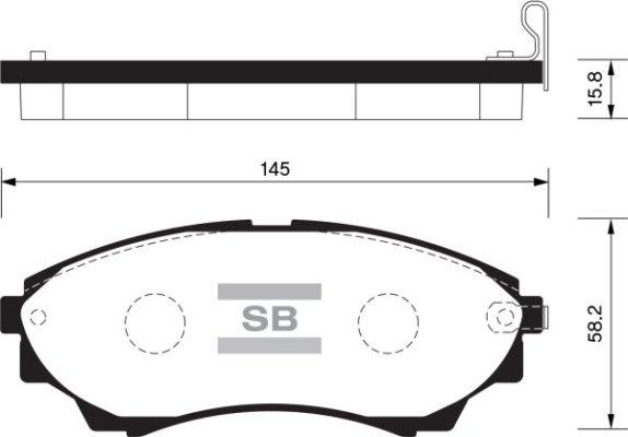 ACDelco AC969181D - Brake Pad Set, disc brake www.autospares.lv