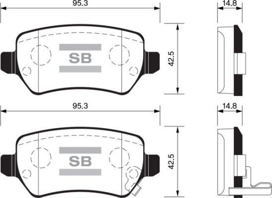 FI.BA FBP1536 - Bremžu uzliku kompl., Disku bremzes www.autospares.lv