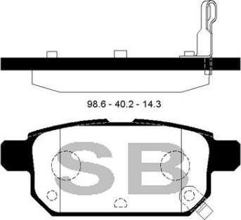 FI.BA FBP1634 - Brake Pad Set, disc brake www.autospares.lv