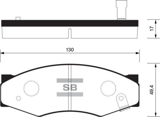 Magneti Marelli 600000097010 - Brake Pad Set, disc brake www.autospares.lv