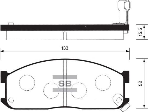 BOSCH 0 986 AB1 214 - Bremžu uzliku kompl., Disku bremzes www.autospares.lv