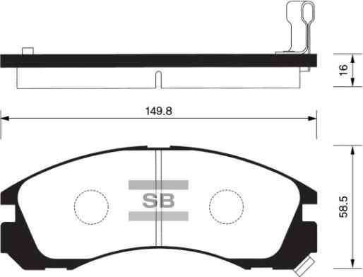 FI.BA FBP1068 - Тормозные колодки, дисковые, комплект www.autospares.lv