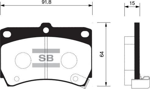 FI.BA FBP1067 - Bremžu uzliku kompl., Disku bremzes autospares.lv