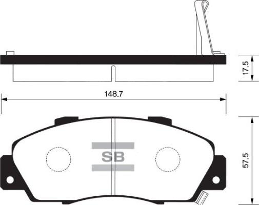 FI.BA FBP1076-F - Тормозные колодки, дисковые, комплект www.autospares.lv